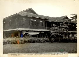 อาคารไม้ศรีเกษตร ข้อความ: Dining Hall for teacher trainees, Mae Joh Agricultural School